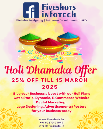 Holi Dhamaka Offer - 2025